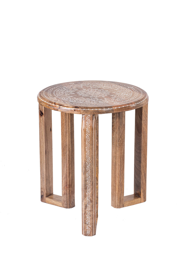 Mandala Side Table Set of Two