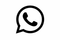 whatsapp icon black & white